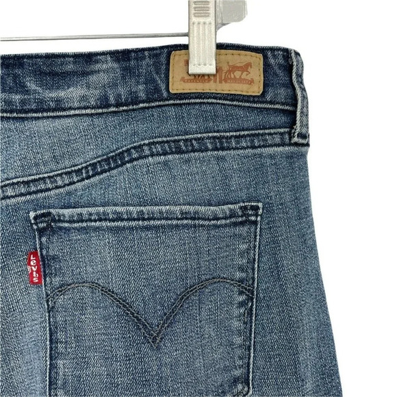 Levi’s Co. Jeans Women's Sz 16 M Blue Medium Wash Bootcut Mid Rise Stretch Denim - Picture 8 of 10